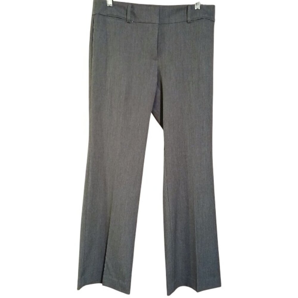 NWT LOFT "Original Dress Trouser" Gray Wide Leg 6P - Picture 2 of 12